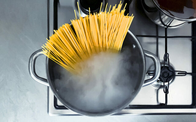 pasta cooking