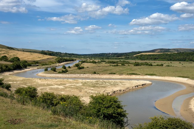 River Cuckmere at a low level